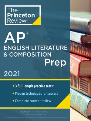 cover image of Princeton Review AP English Literature & Composition Prep, 2021